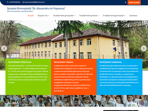 Website de prezentare servicii înființare SRL, PFA, II, Timișoara